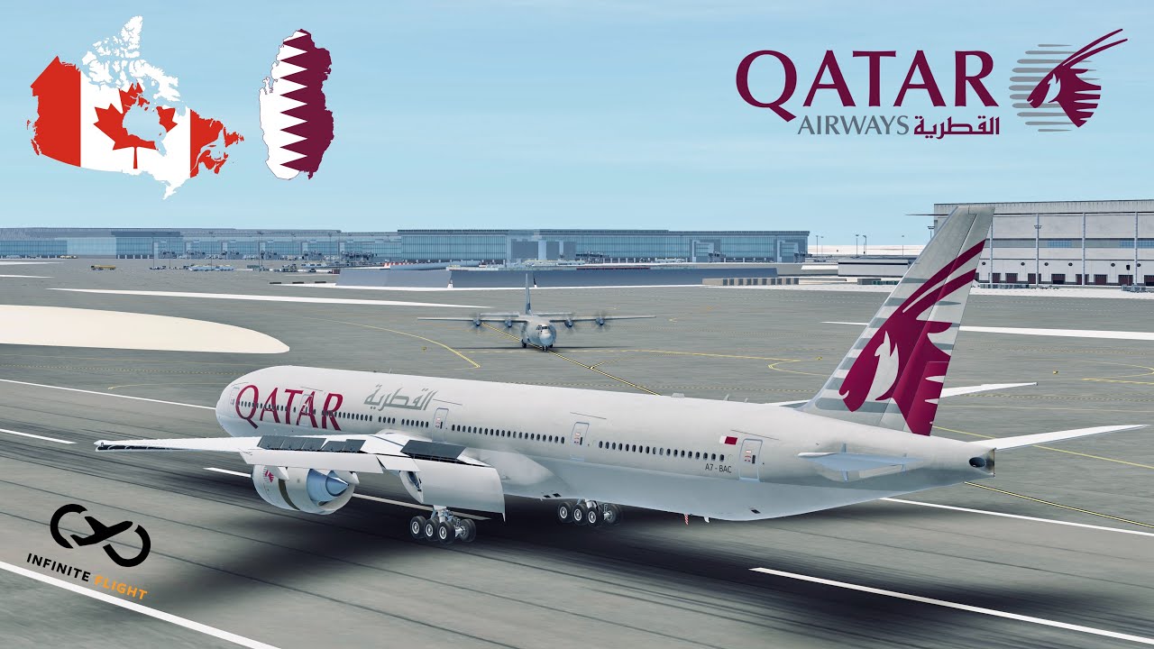 Infinite Flight GLOBAL: Montreal (YUL) to Doha (DOH) | Qatar Airways | Boeing 777-300ER