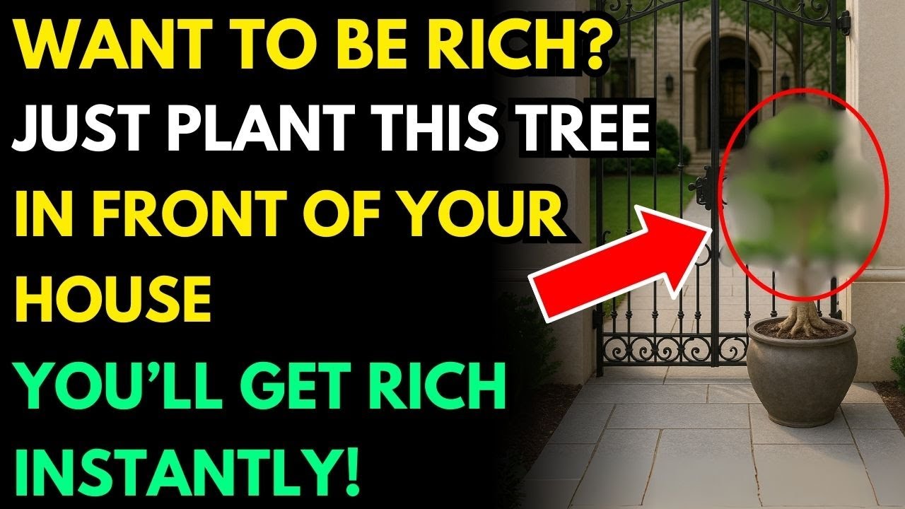Plant This Tree in Front of Your Gate to Attract Wealth and Luck into Your Home!
