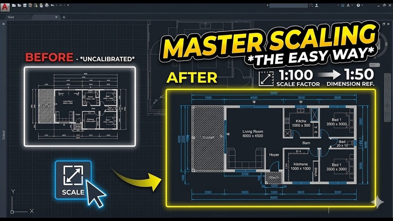 HOW TO SPECIFY SCALE FOR AUTOCAD DRAWING | BEGINNER TO PRO | AUTOCAD ENGLISH TUTORIALS | SERIES |