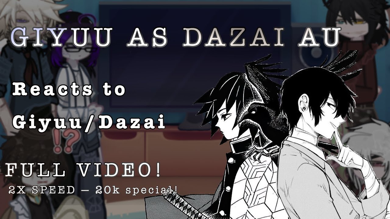 Giyuu as Dazai // Full video // 2x speed // REPOST!!! // Read Desc PLEASE!!