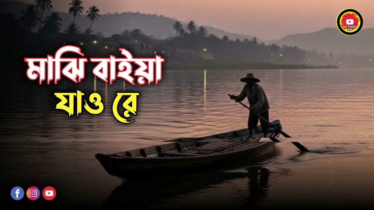মাঝি বাইয়া যাও রে | Majhi Baiya Jao Re | Suno Ai | New Folk Song | No Media 26 | 4K Video | 2026