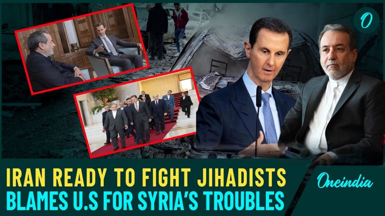 Iranian FM Enters Syria Amid Deadly War: Araghchi Declares IRGC's Full Support To Syrian Army In War