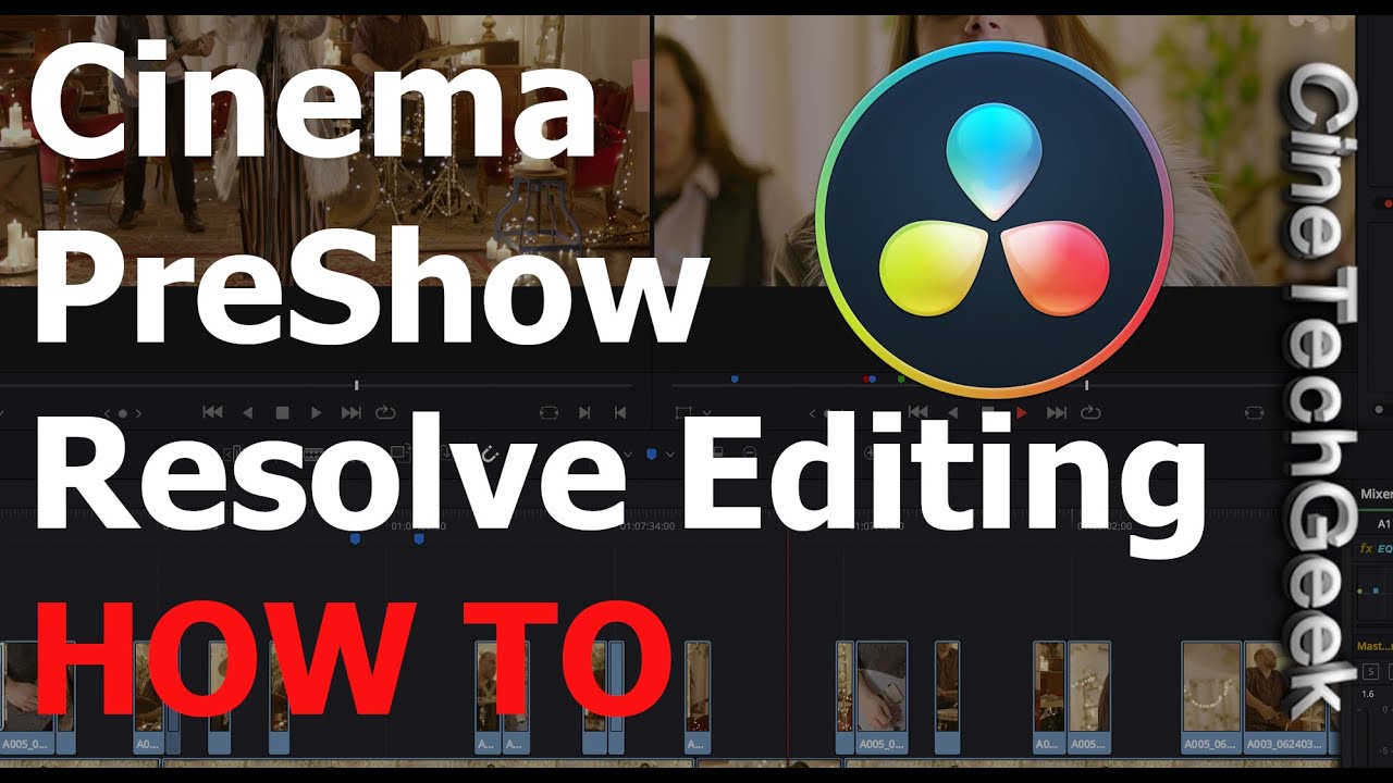 Cinema PreShow Creation in Resolve - HOW TO