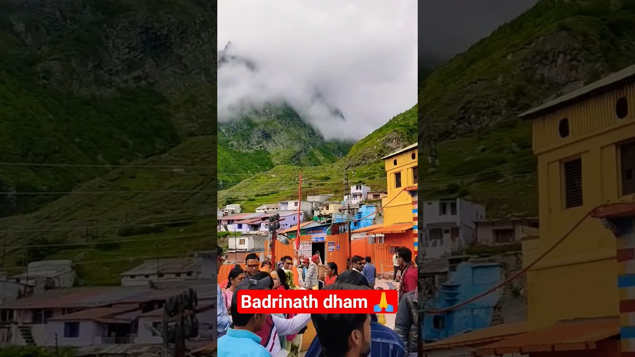Badrinath live darshan #badrinath #badrinath_temple #badrinath2025 #badrinathdham #nature #mountains