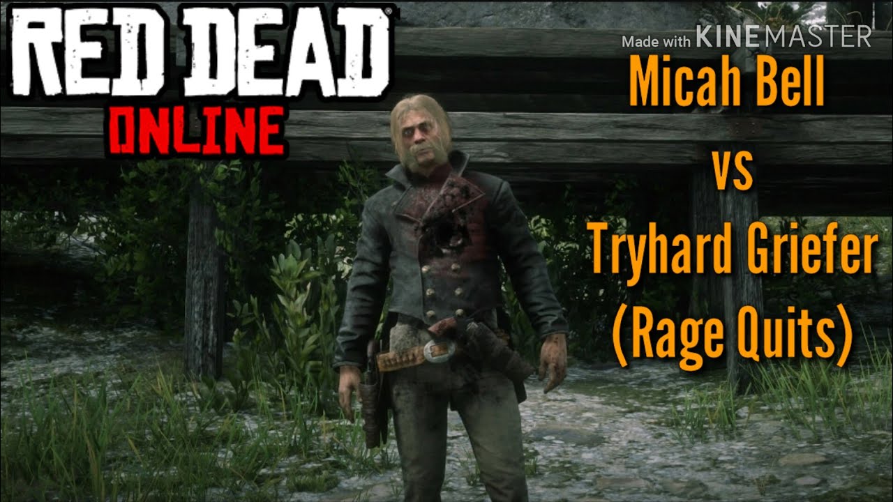 Red Dead 2 Online - Tryhard Griefer Rage quits, Griefing Griefers!!!