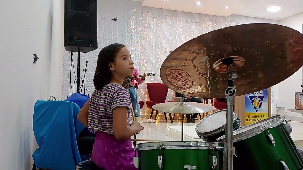 Hino da harpa cristã n°15 Banda bateria e violão 🎸