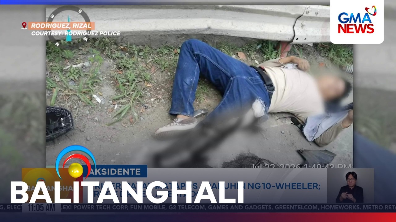 2 rider, patay matapos araruhin ng 10-wheeler; truck driver, arestado | Balitanghali