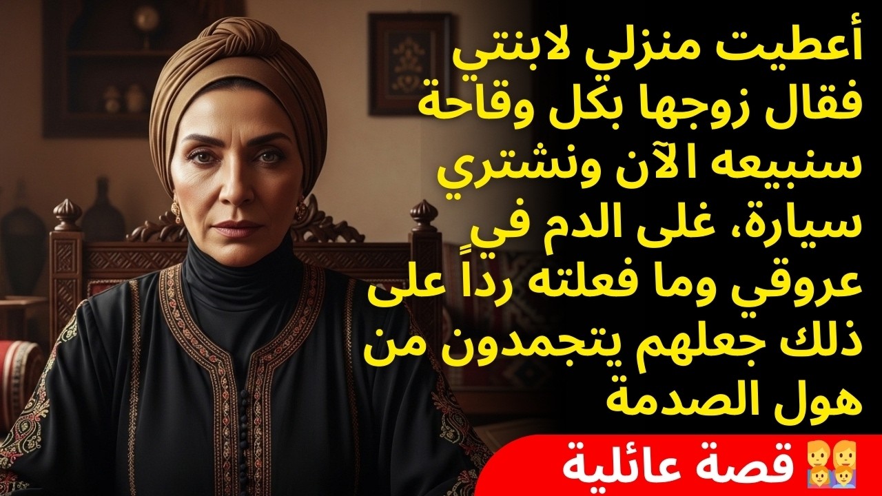 أعطيت منزلي لابنتي فقرر زوجها بيعه لشراء سيارة بآلاف الدولارات! ولكن ما حدث بعدها صدم الجميع...