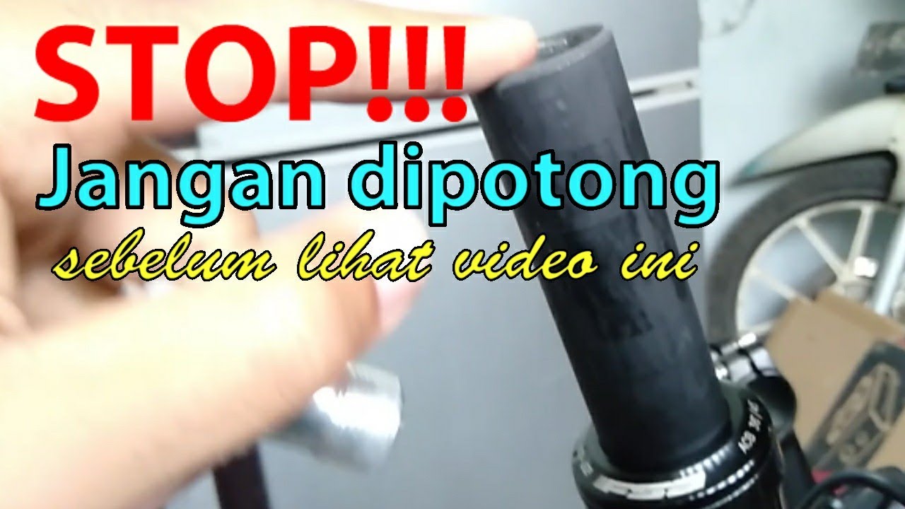 Cara Memotong Fork sepeda atau Steerer Tube dengan Mudah II How to Cut a Bicycle Steerer Tube Easily