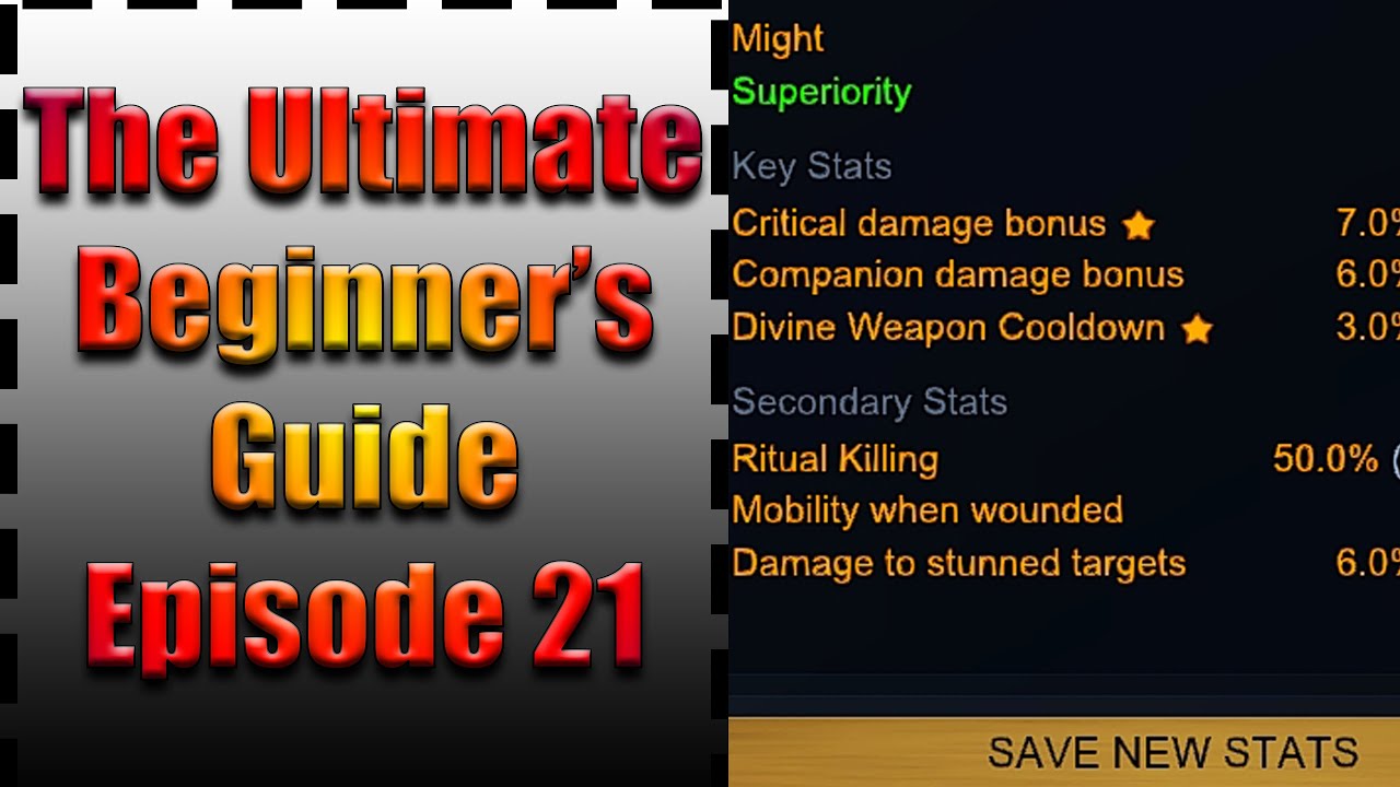 Skyforge The Ultimate Beginner's Guide - How to re-roll gear stats Episode 21