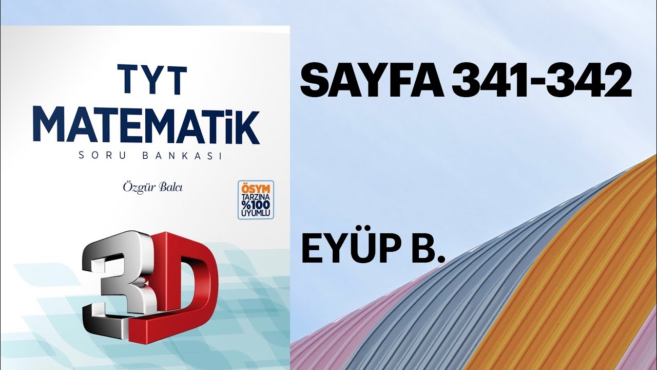 3D TYT MATEMATİK BÖLÜM -7 TEST -1(MANTIK)