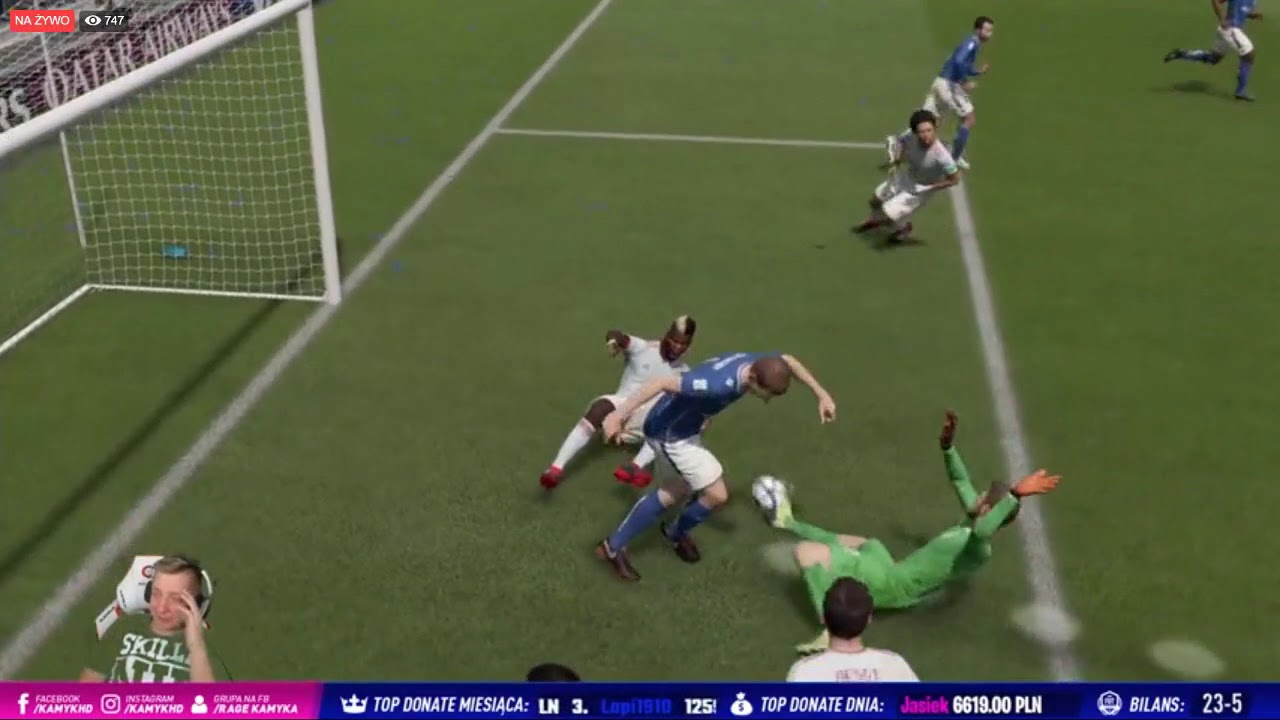 Gol roku! Kamyk sie popłakał ze śmiechu hahah #FIFA19 #FUTCHAMPIONS #KAMYKHD #EASPORTS