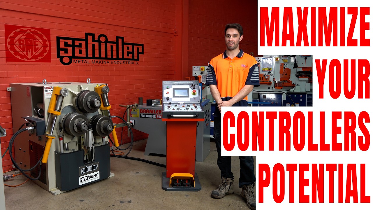 Sahinler HPK-80NC - NC Section & Pipe Rolling Machine Controller Overview