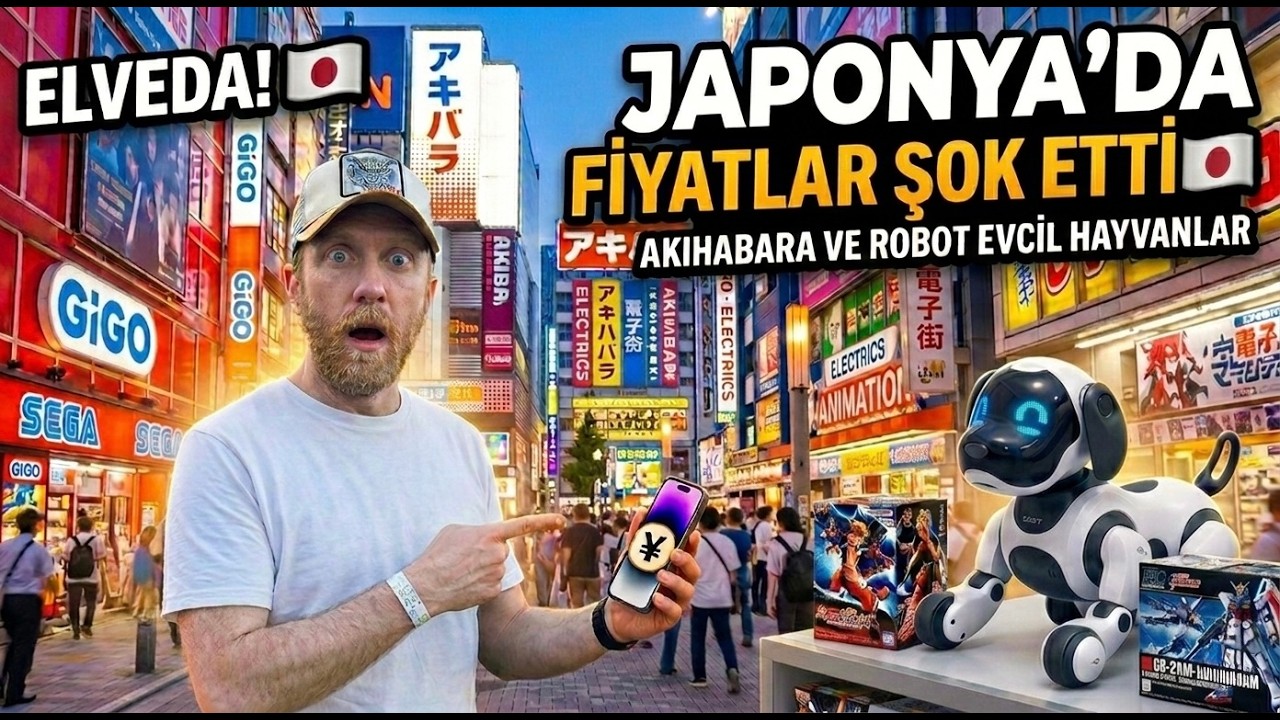 Japonya'da Fiyatlar Şok Etti! - Akihabara ve Robot Evcil Hayvanlar  🇯🇵