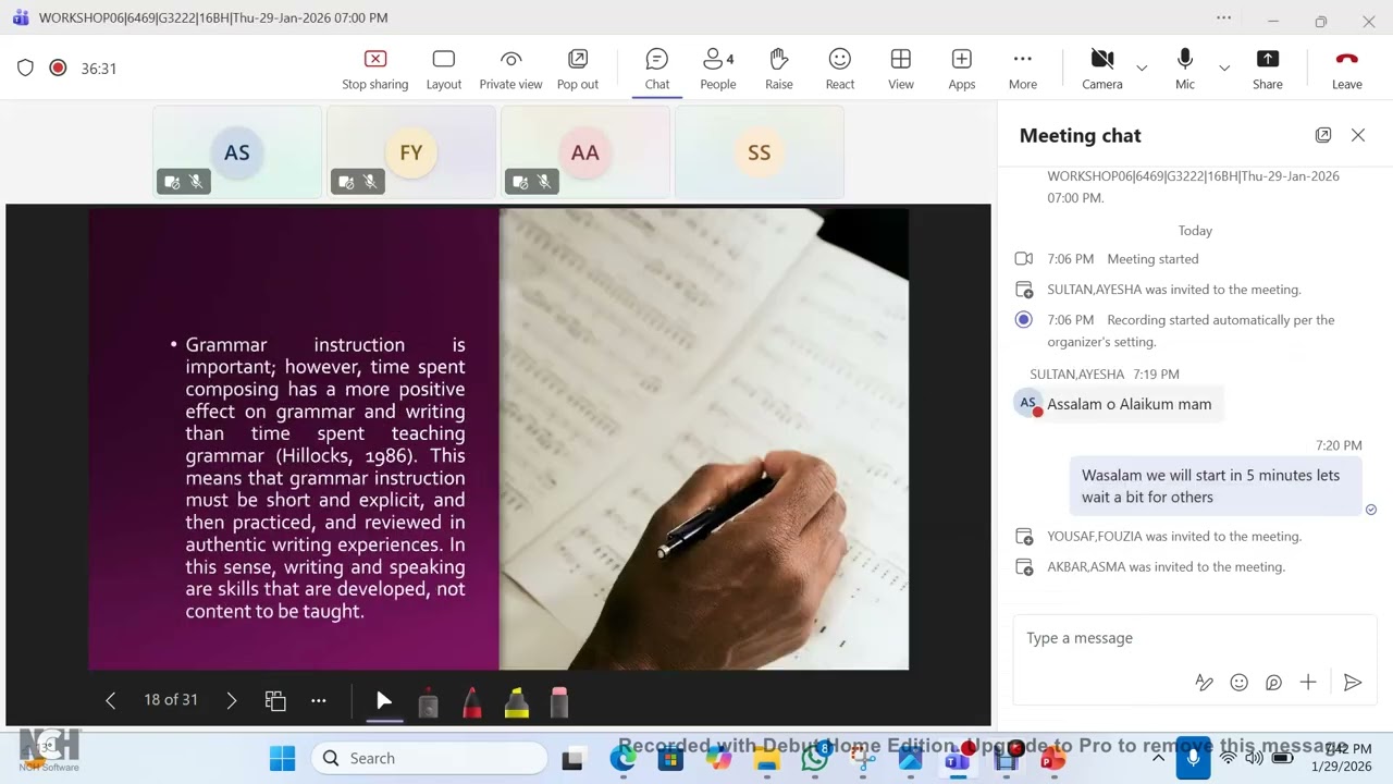 AIOU 6469 English II Unit 7 Authentic Writing: Temporary Spelling, Grammar, Silly Grammar Ideas