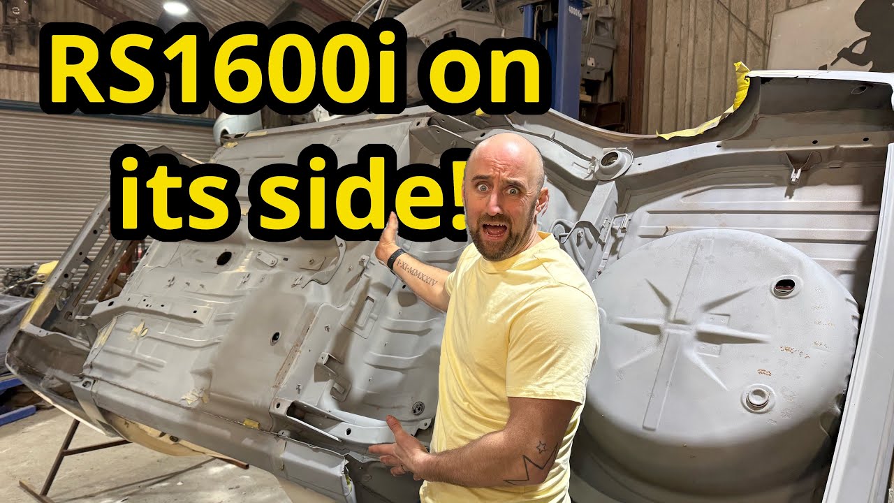 Ford Escort RS1600i restoration - THE ROLL OVER JIG EP3