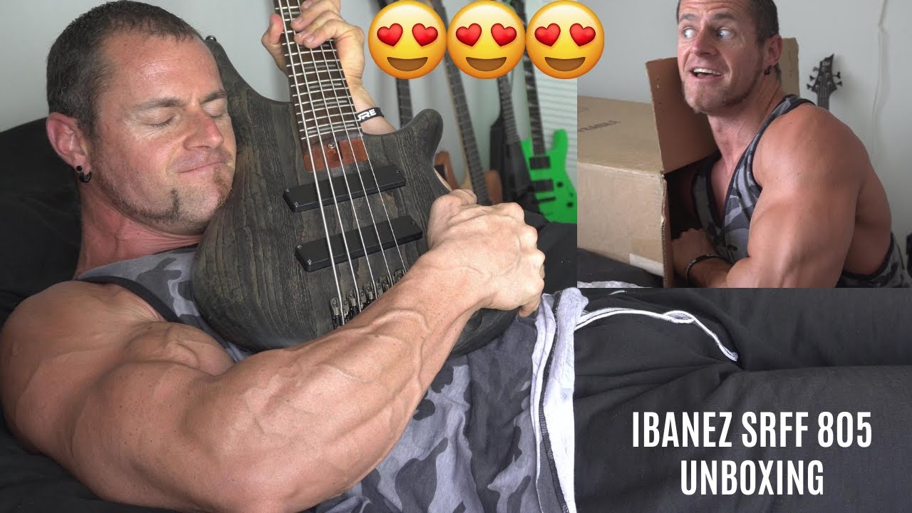 I LOVE MY NEW BASS!!!!  Ibanez SRFF805 Unboxing