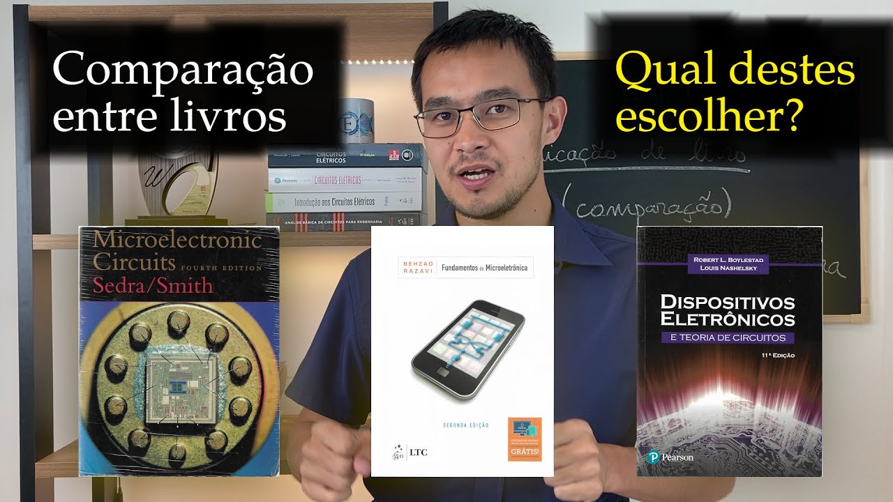 Qual livro escolher entre Razavi, Sedra e Boylestad? [Comparação de livros]