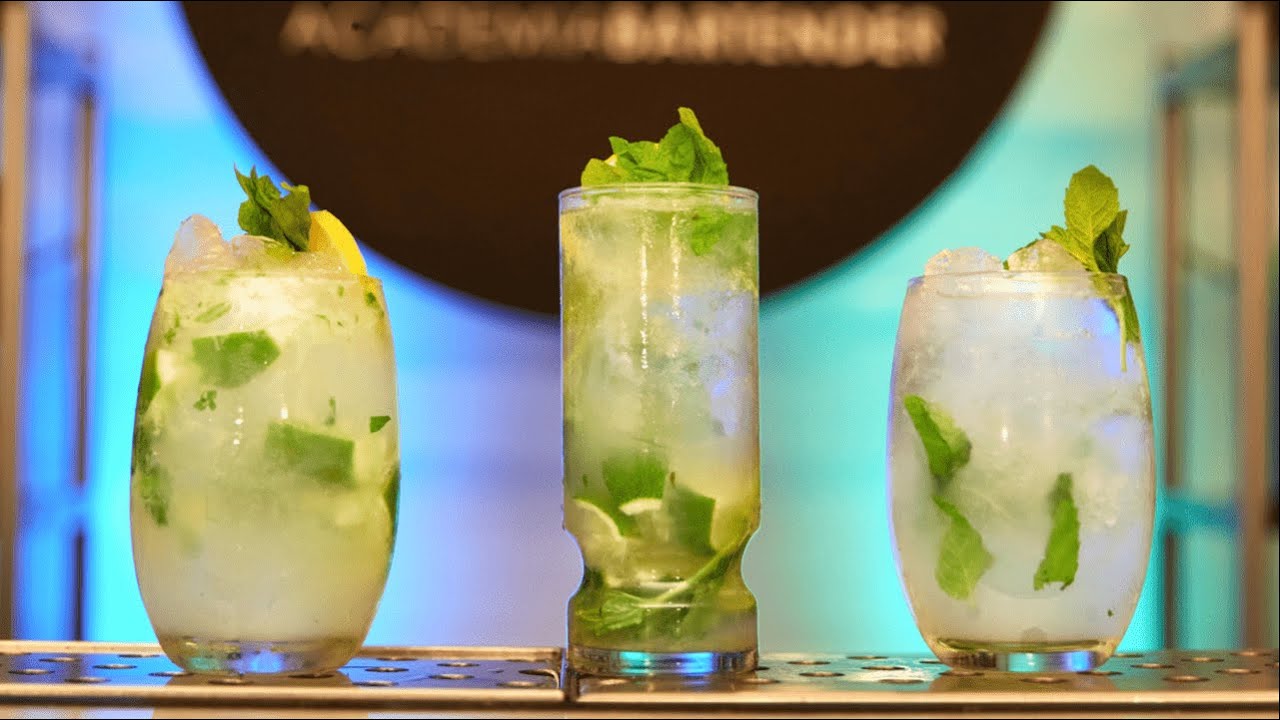 3 RECETAS DEL MOJITO | COCTELES CON RON | BARTENDER PROFESIONAL