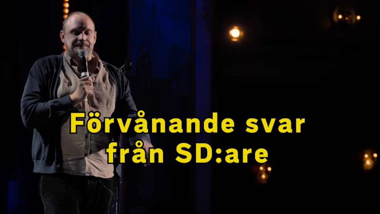 Jonatan Unge &auml;r f&ouml;rv&aring;nande av SD:arnas svar