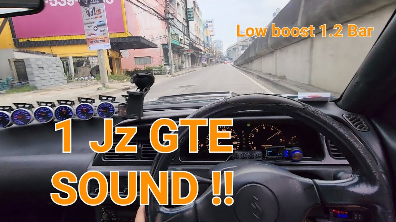 1 Jz GTE Sound Low boost 1.2 bar
