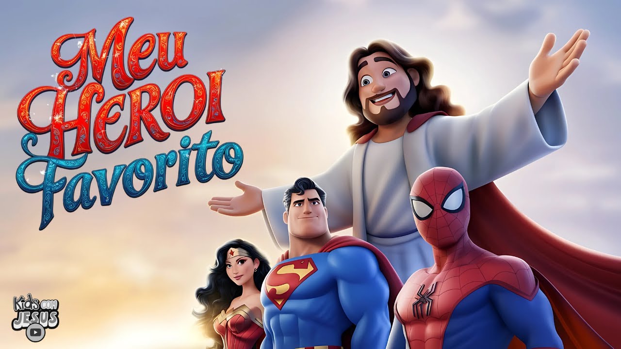 Jesus, Um Herói de Verdade  |  Música Infantil Gospel  |  3 Vídeos Para Cantar e Dançar