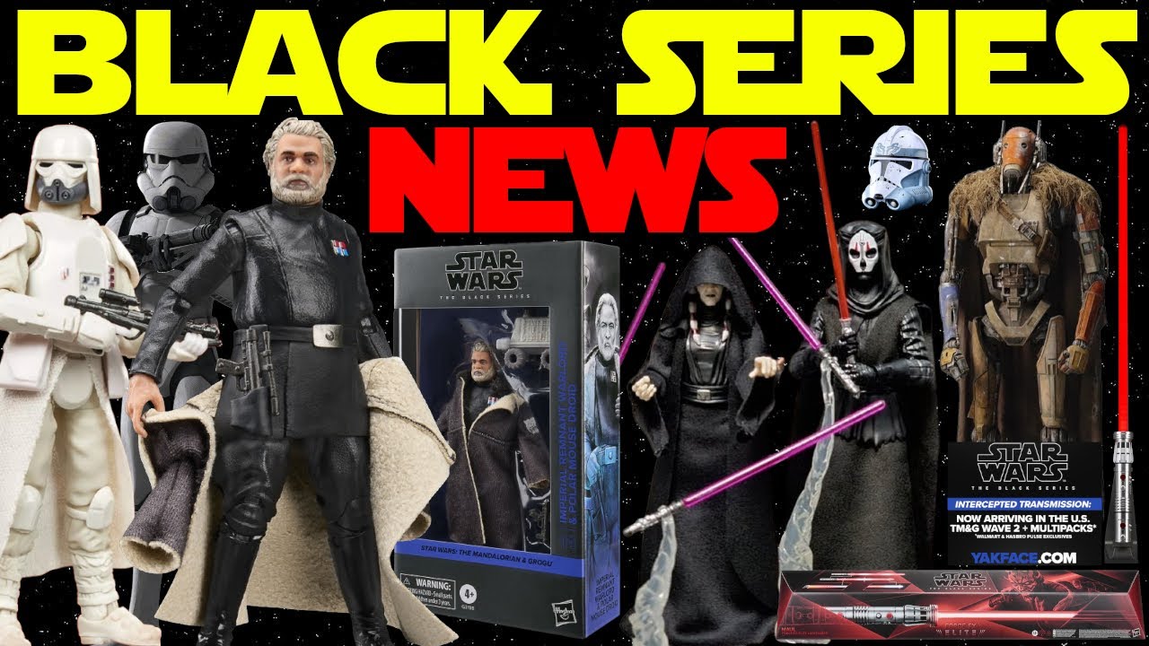 STAR WARS BLACK SERIES NEWS! Imperial Remnant Warlord Reveal! Maul Saber! KOTOR 2-pack In Hand!