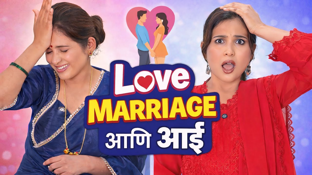 लव्ह मॅरेज आणि सुरू झाला धिंगाणा! | Marathi comedy Love Story | Nanded | love Marriage 😆