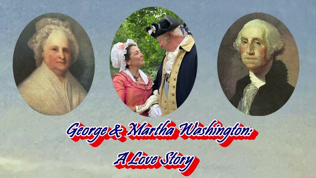 George and Martha Washington talk at the Community Center!