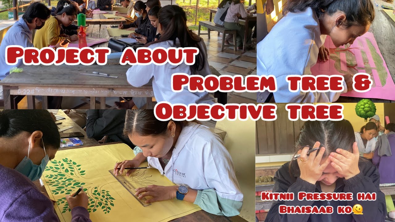 GROUP PROJECT ABOUT PROBLEM TREE AND OBJECTIVE TREE 🌳 