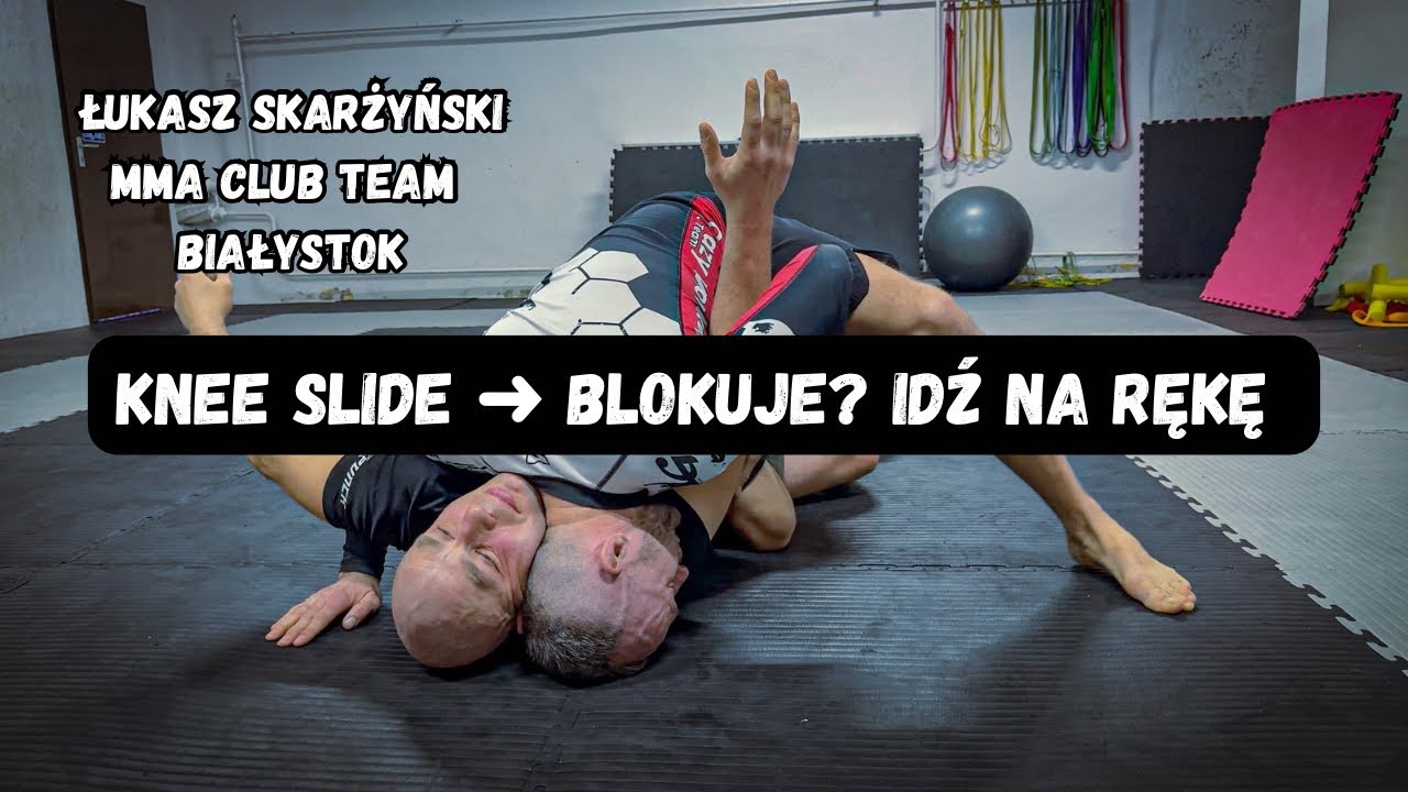 Podstawy BJJ NoGI | Blokuje knee slide pass? Pójdź po rękę! I Robert Piotrowski x Łukasz Skarżyński