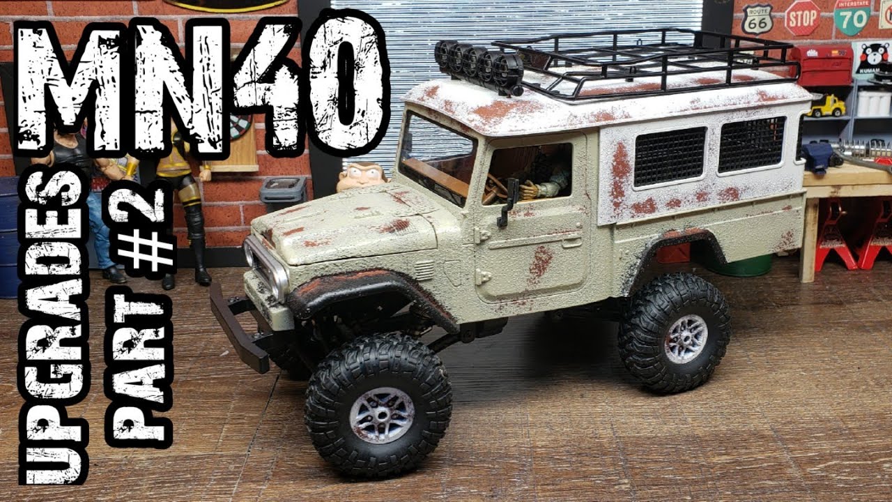 MN40 upgrades round 2 shocks,water proofing, electronics