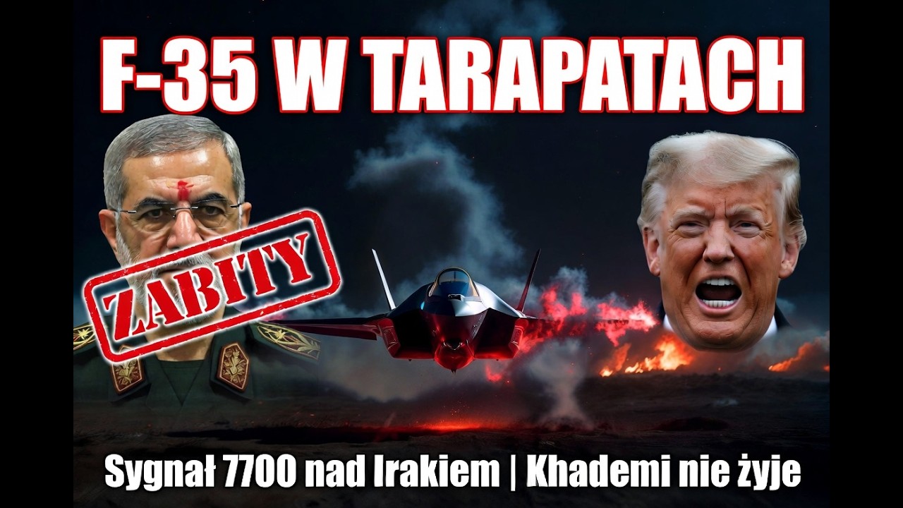 F-35 w tarapatach nad Irakiem! Sygnał 7700 podczas ataku na Iran &ndash; nowe problemy USA