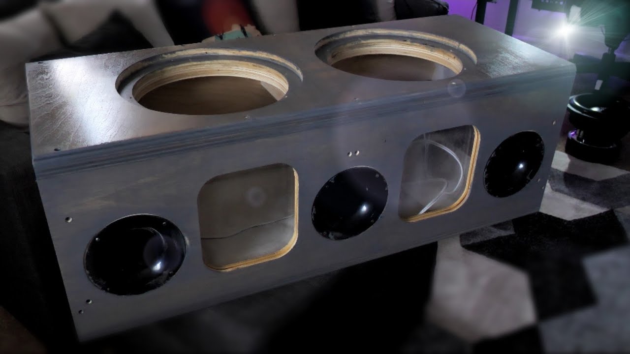 Skar VXF 12s In Custom Stained Subwoofer Box | Beautiful Build