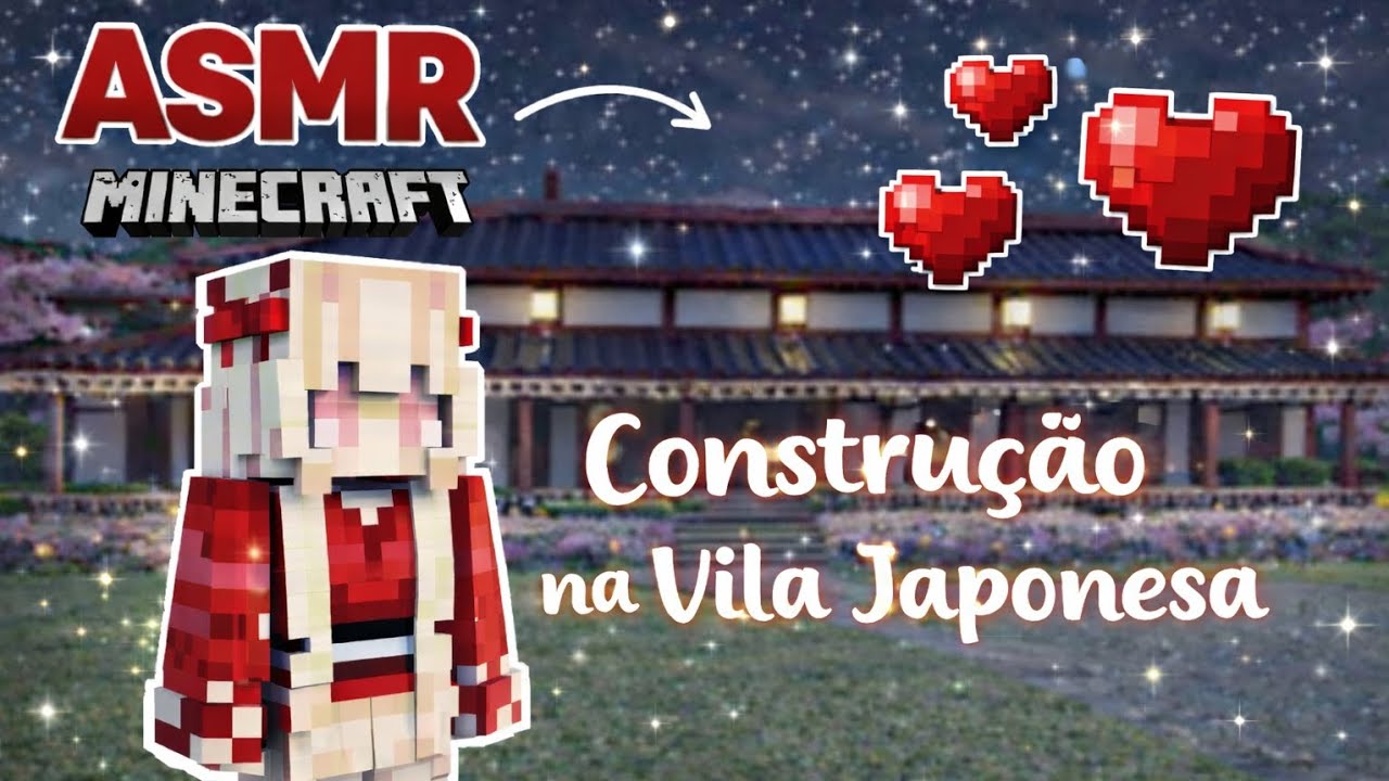 RELAXE com essa NOVA construção na VILA! - ASMR Minecraft 😴💋 #5