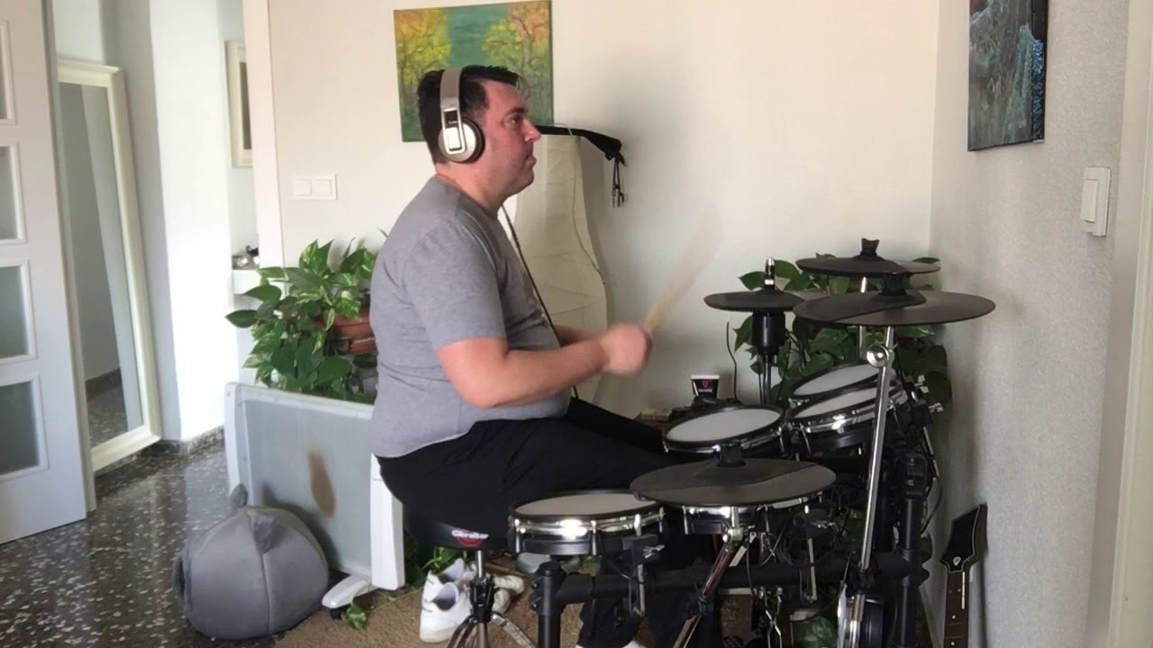Hallowed by the Name using Millenium MPS-850 E-Drum Set