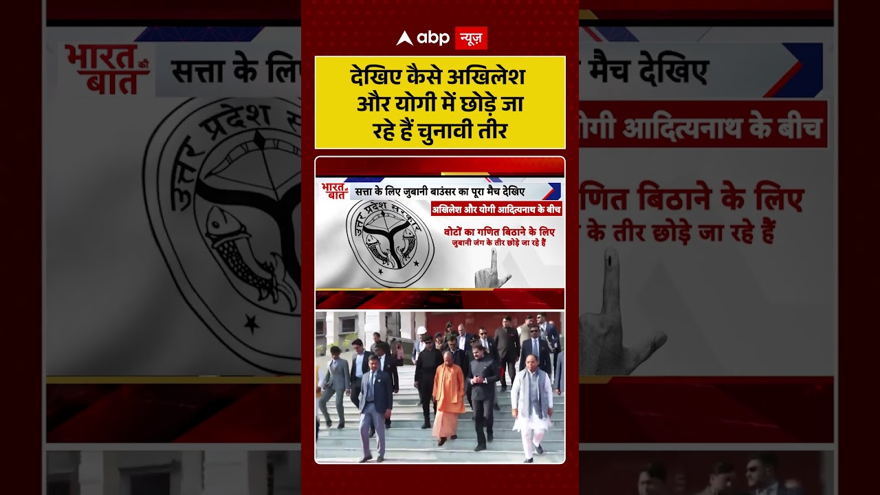 UP Politics : देखिए कैसे अखिलेश और योगी में छोड़े जा रहे चुनावी तीर | Yogi Vs Akhilesh | UP Politics
