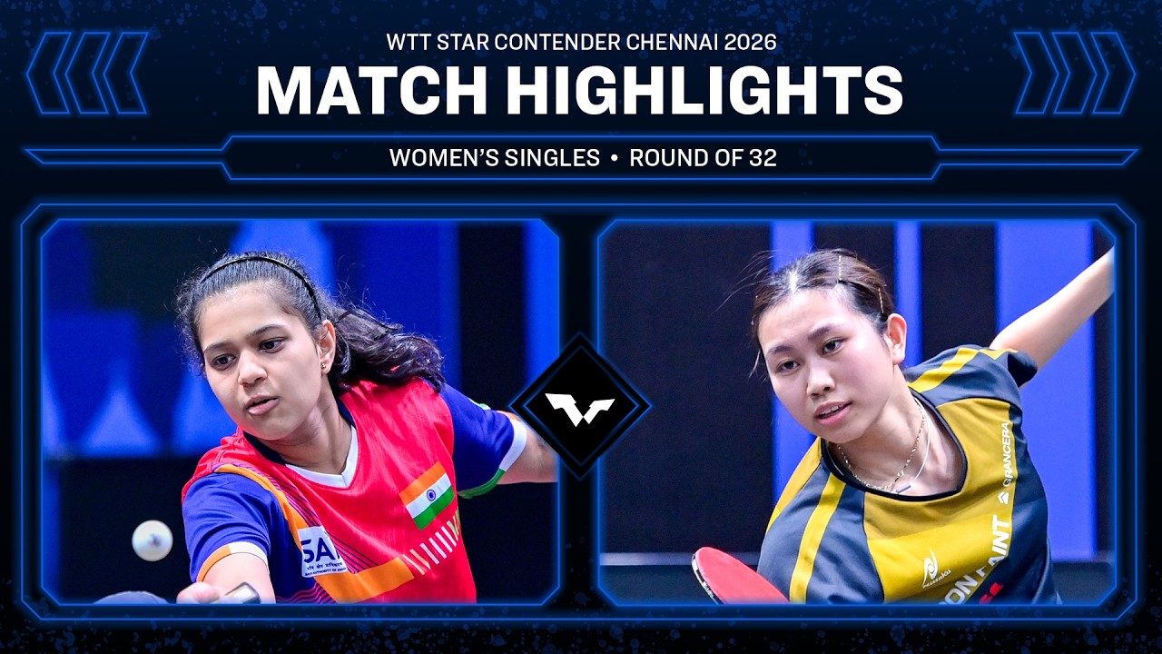 Diya Chitale vs Hitomi Sato | WS R32 | #WTTChennai 2026