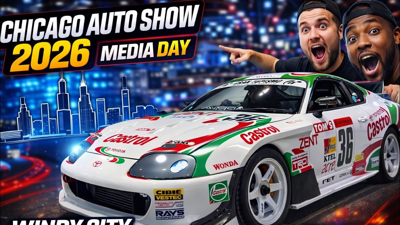 Chicago Auto Show 2026 Media Day | Castrol Toyota Supra Reveal