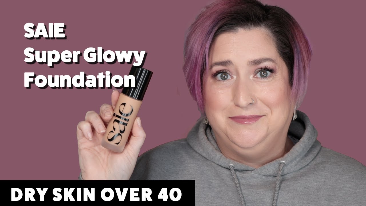SAIE GLOWY SUPER SKIN FOUNDATION | Dry Skin Review & Wear Test