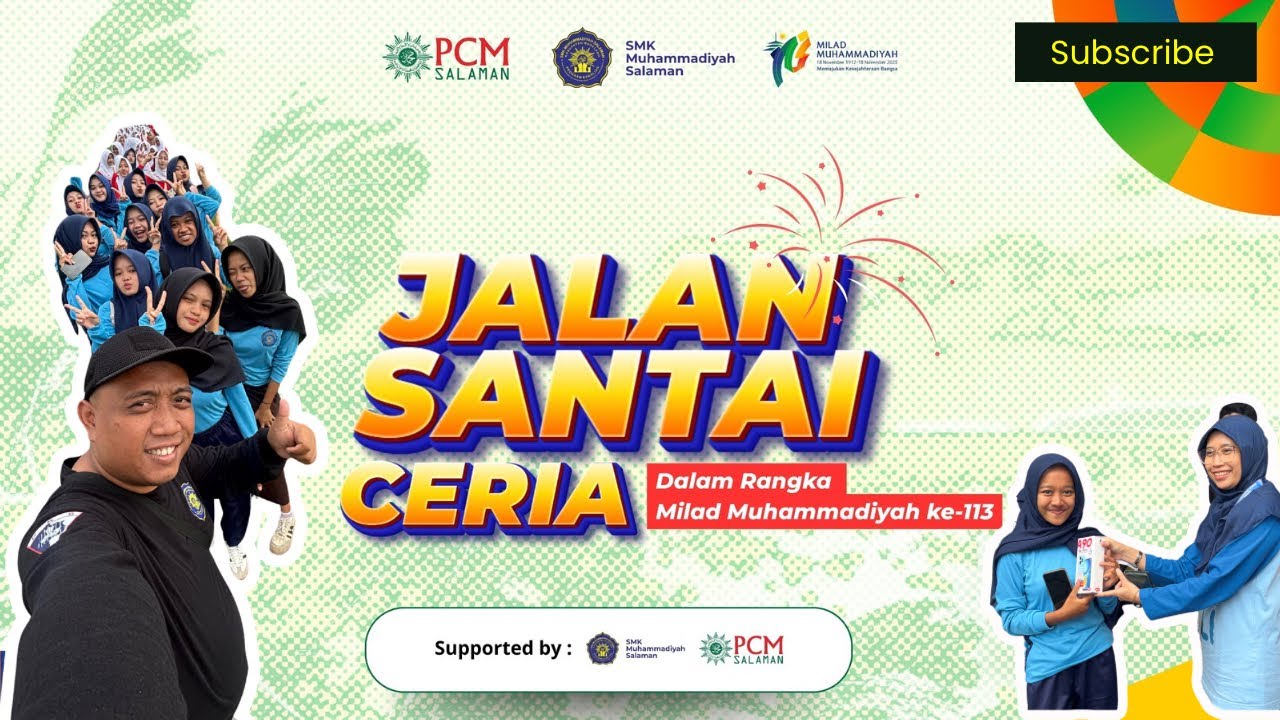 Jalan Santai Ceria di SMK Muhammadiyah Salaman
