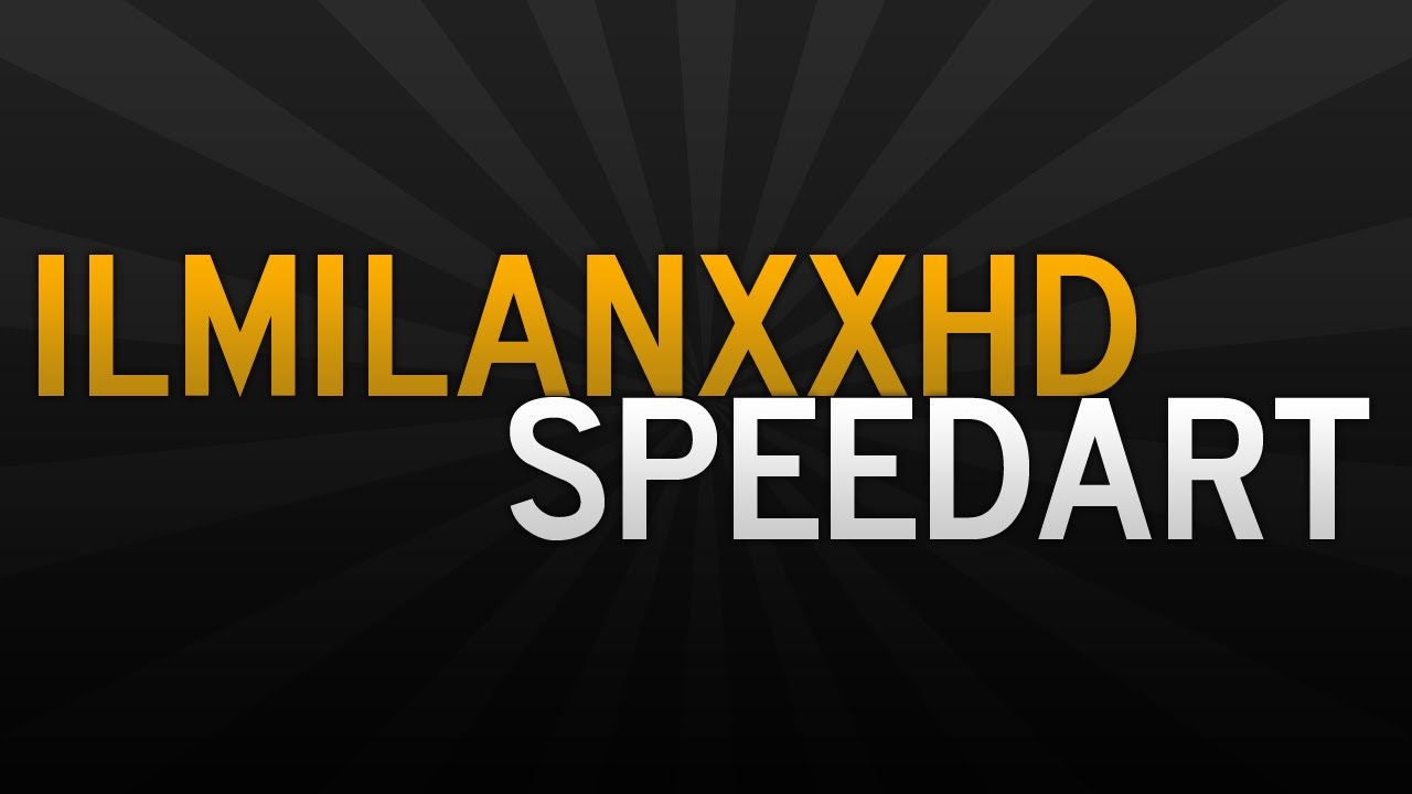 iLMiLANXxHD - Background Speed Art!