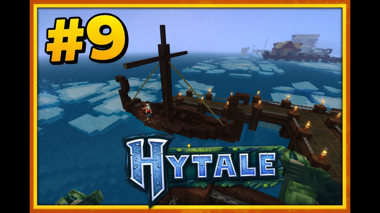 Nova base no Hytale cidade vikings
