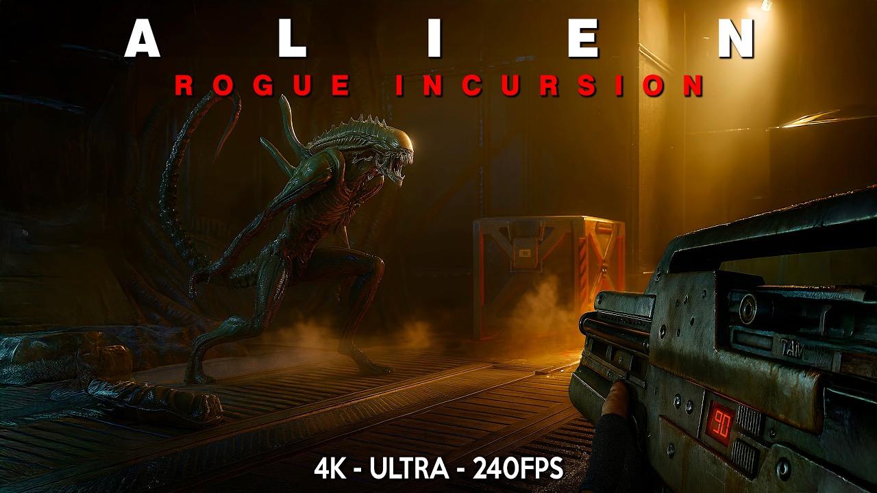 ALIEN ROGUE INCURSION Exclusive NO VR RTX 5090 Gameplay | New Survival Horror in Unreal Engine 5