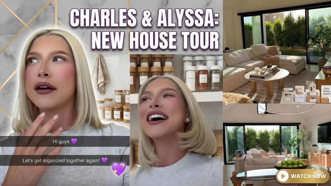 CHARLES AND ALYSSA NEW HOUSE TOUR