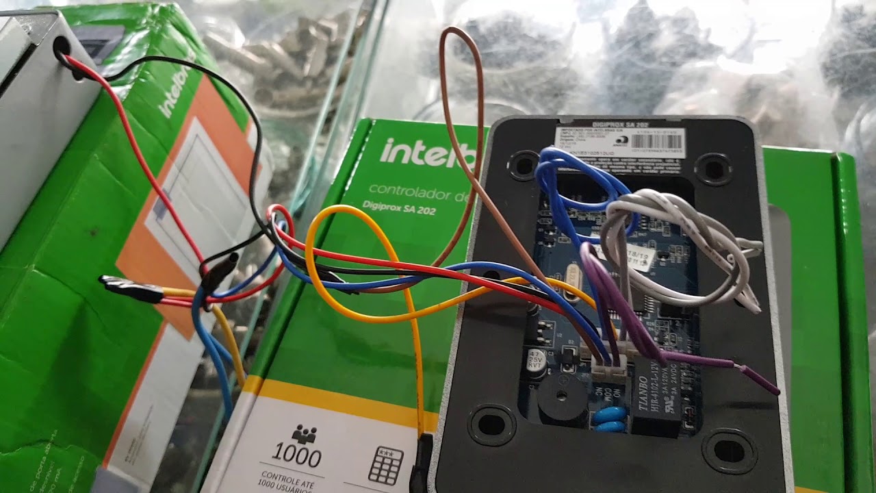 COMO LIGAR CONTROLE DE ACESSO DIGIPROX SA 202 INTELBRAS - CONFIGURAÇÃO +  INSTALAÇÃO