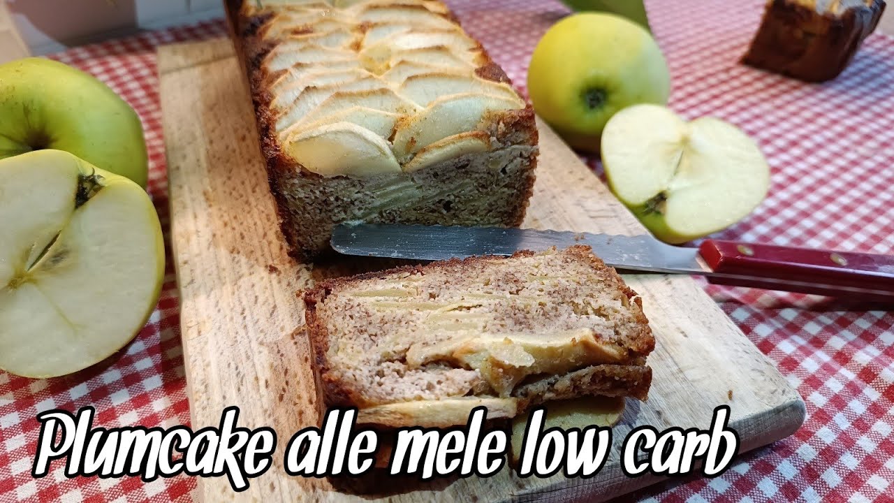 Plumcake alle Mele senza farina, senza zucchero, low carb - Sfizi & Delizie