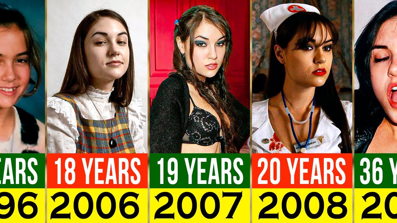 Sasha Grey Transformation From 2 to 36 Years Old