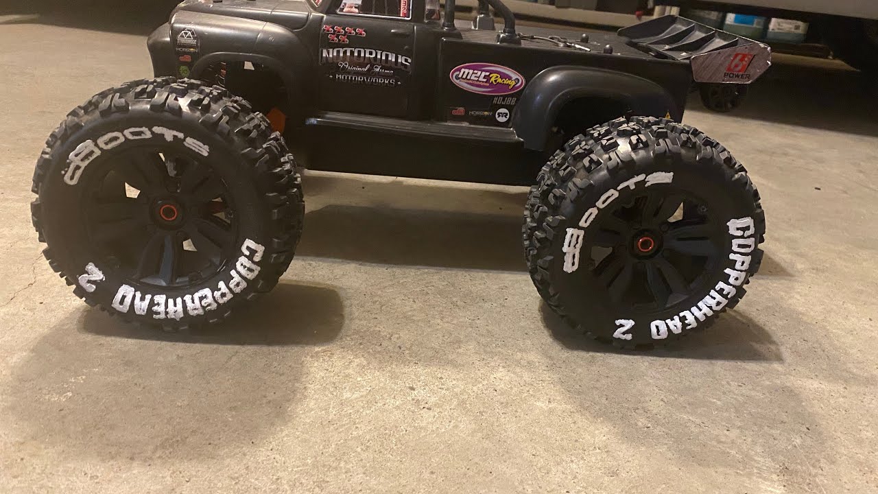 Arrma notorious with brand new Max8 G2 esc.