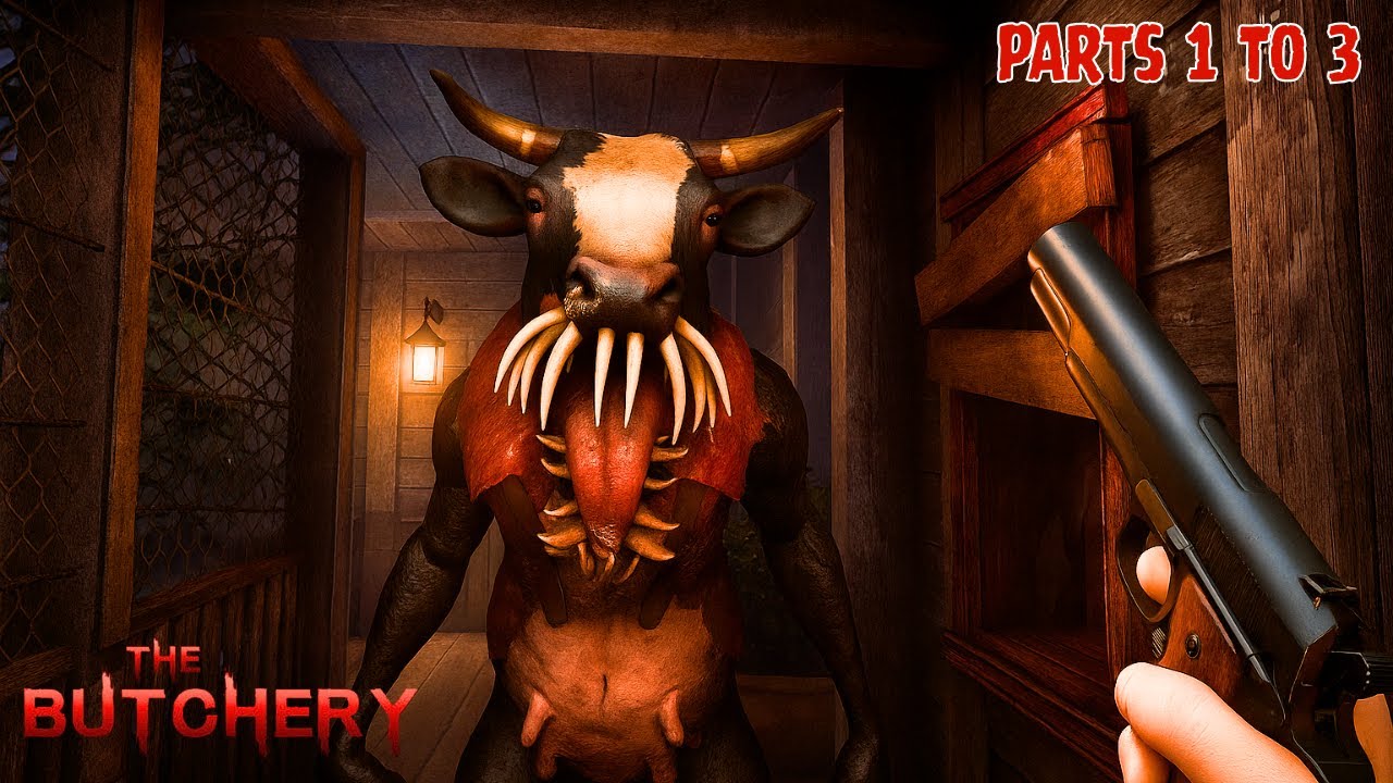 ROBLOX THE BUTCHERY - FAST WALKTHROUGH - PARTS 1-3  (NO DEATHS)